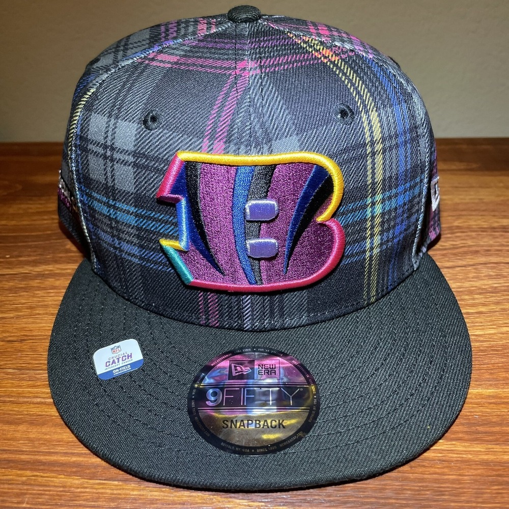 New Era Cincinnati Bengals 2024 Crucial Catch Snapback Hat NFL 9Fifty NFL Cap